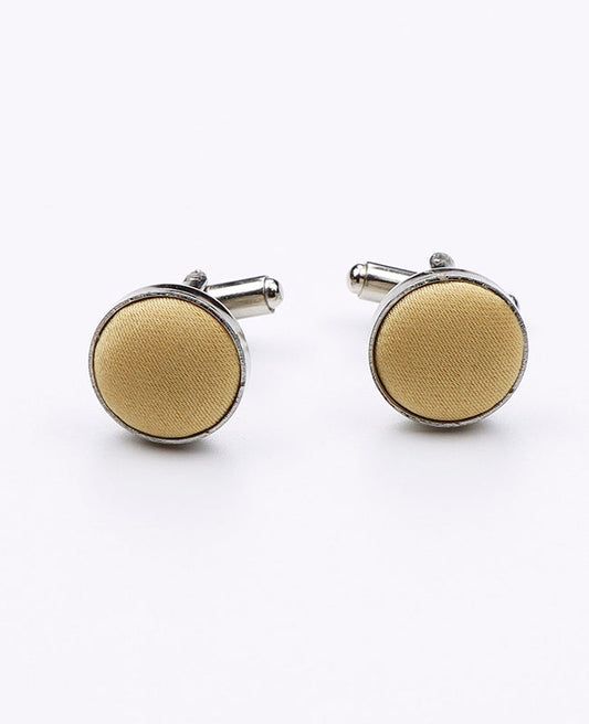 Boutons de Manchette Jaune n°2 en Polyester | Anatole - Unipap's