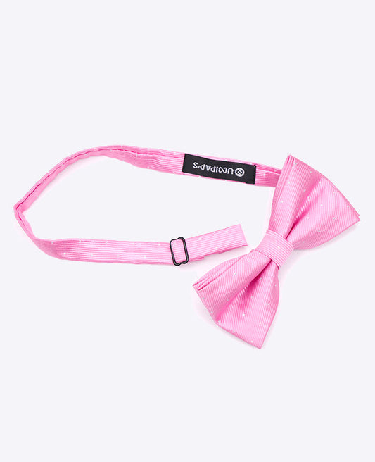 Noeud Papillon Rose à Pois Homme en Polyester | Georges - Unipap's