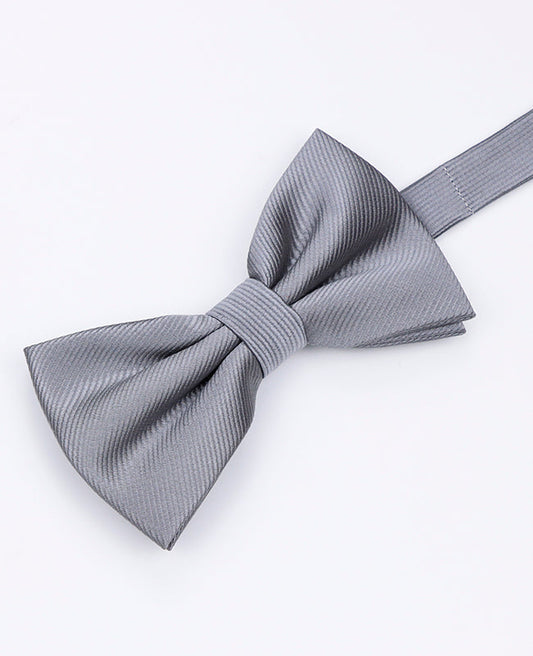 Noeud Papillon XL Gris n°1 Homme en Polyester | Lucien - Unipap's