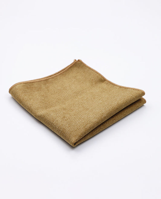 Pochette de Costume Marron n°4 en Effet Velours | Simon - Unipap's