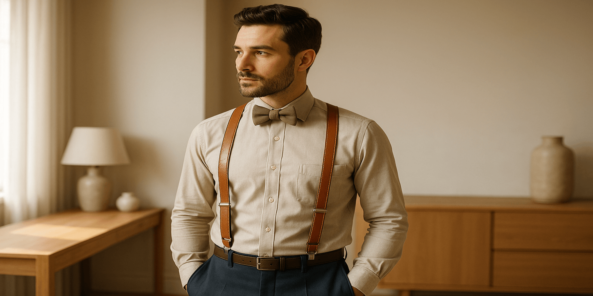 Pourquoi les bretelles homme sont-elles redevenues un symbole d’élégance moderne ? Obrázek