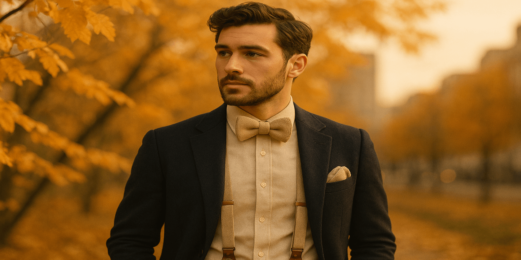 Pourquoi les accessoires de costume beige sont-ils parfaits pour l’automne ? Obrázek