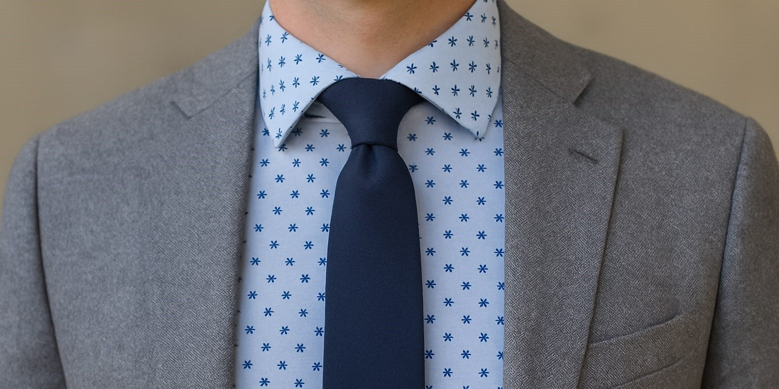 Comment associer sa cravate à une chemise à motifs pour un look homme élégant ? Obrázek