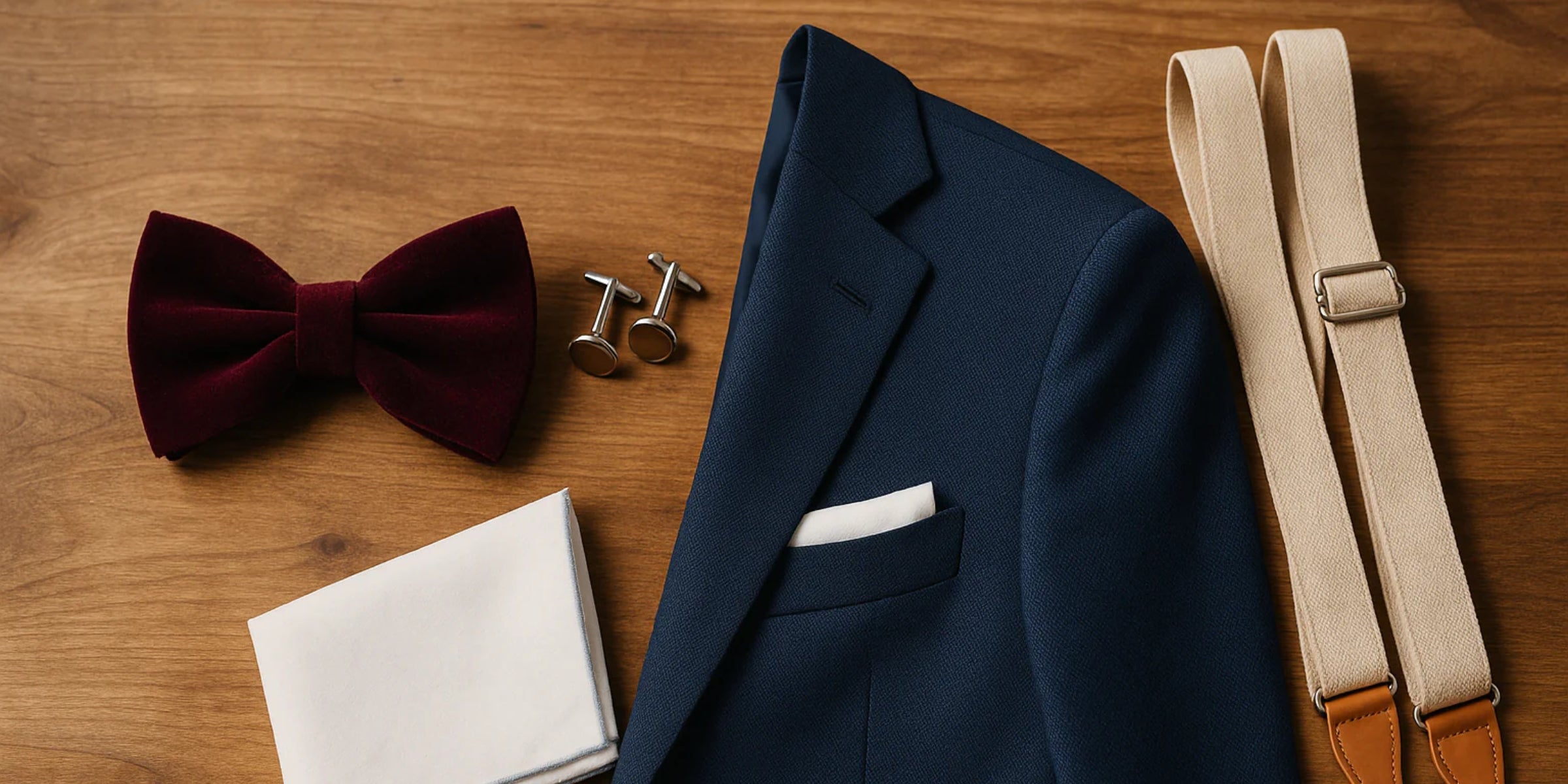 Comment assortir une pochette de costume à un nœud papillon pour un look homme élégant ? Obrázek