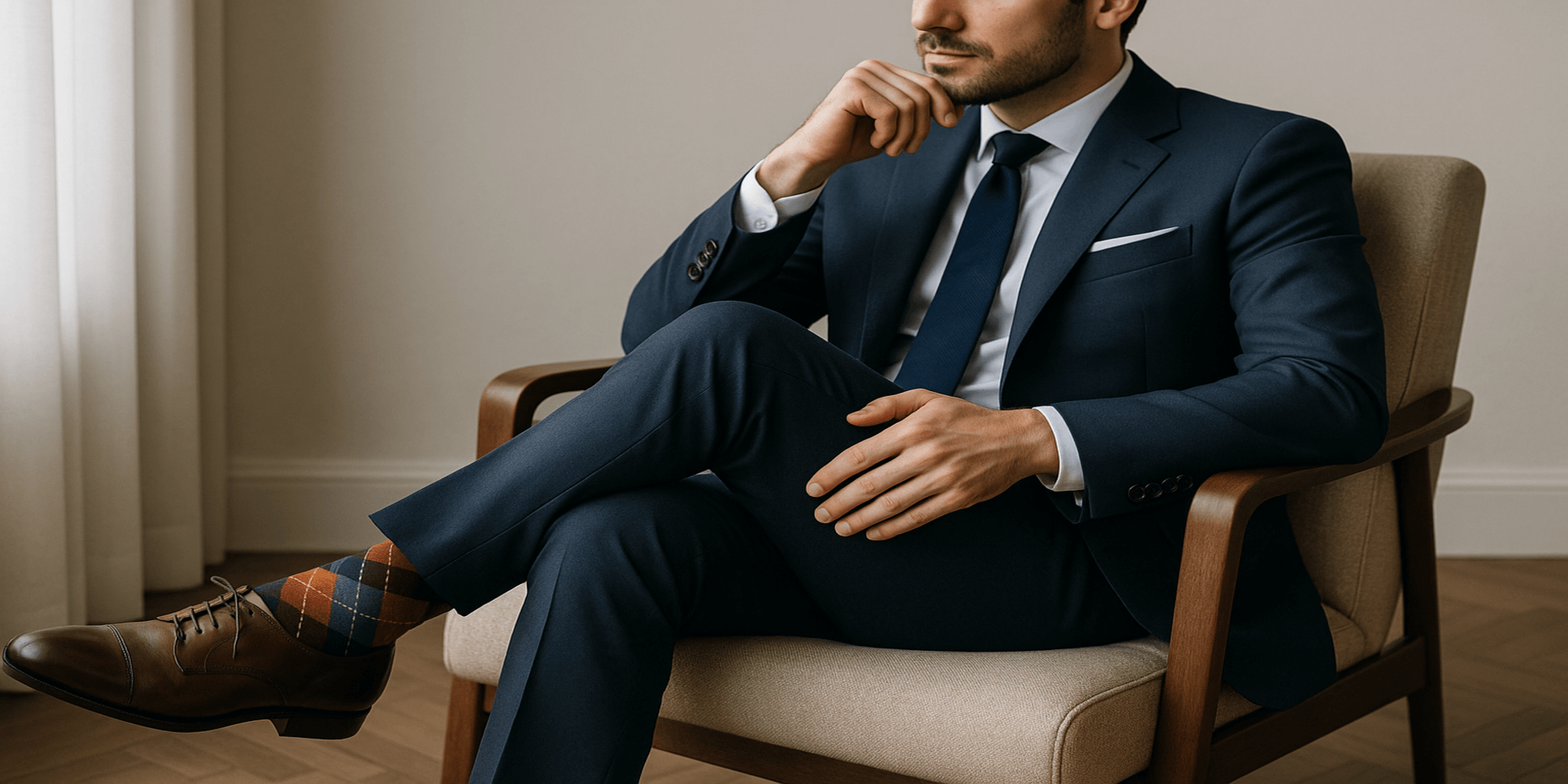 Comment choisir des chaussettes fantaisie pour un costume élégant ? Obrázek
