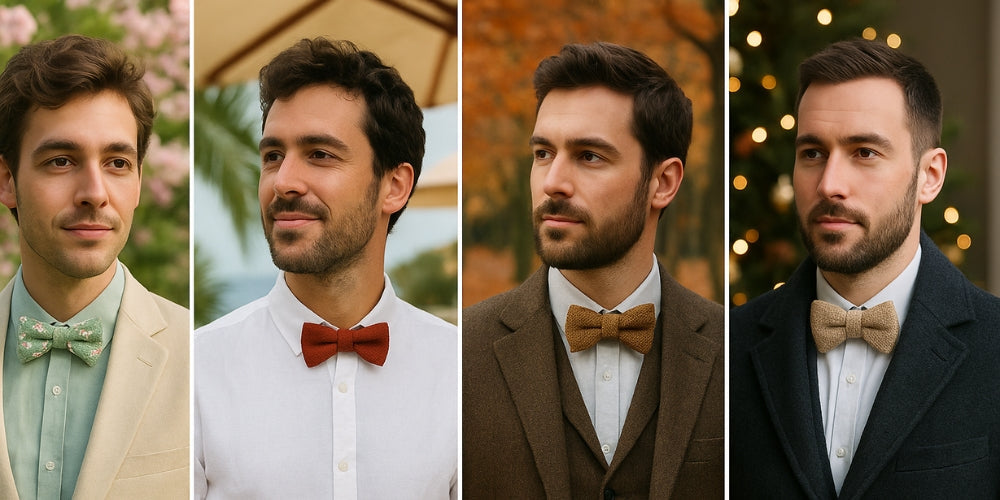 Comment styliser vos nœuds papillon selon les saisons