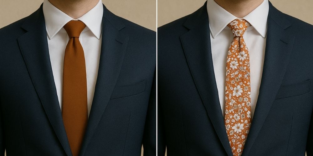 Cravate unie ou à motifs : laquelle choisir pour un look homme élégant ? Obrázek