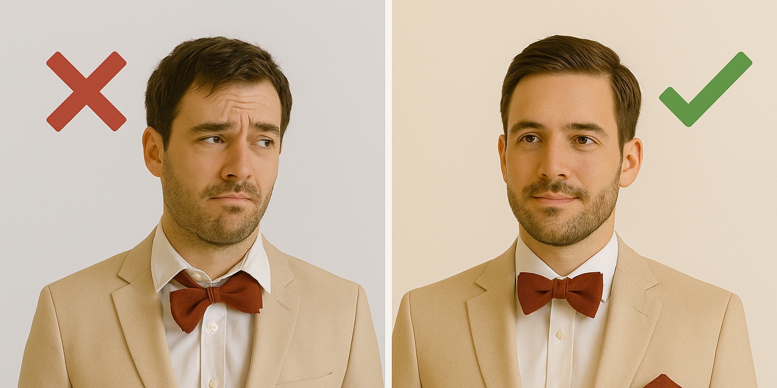 5 erreurs à éviter quand on porte un nœud papillon pour un look homme élégant Obrázek