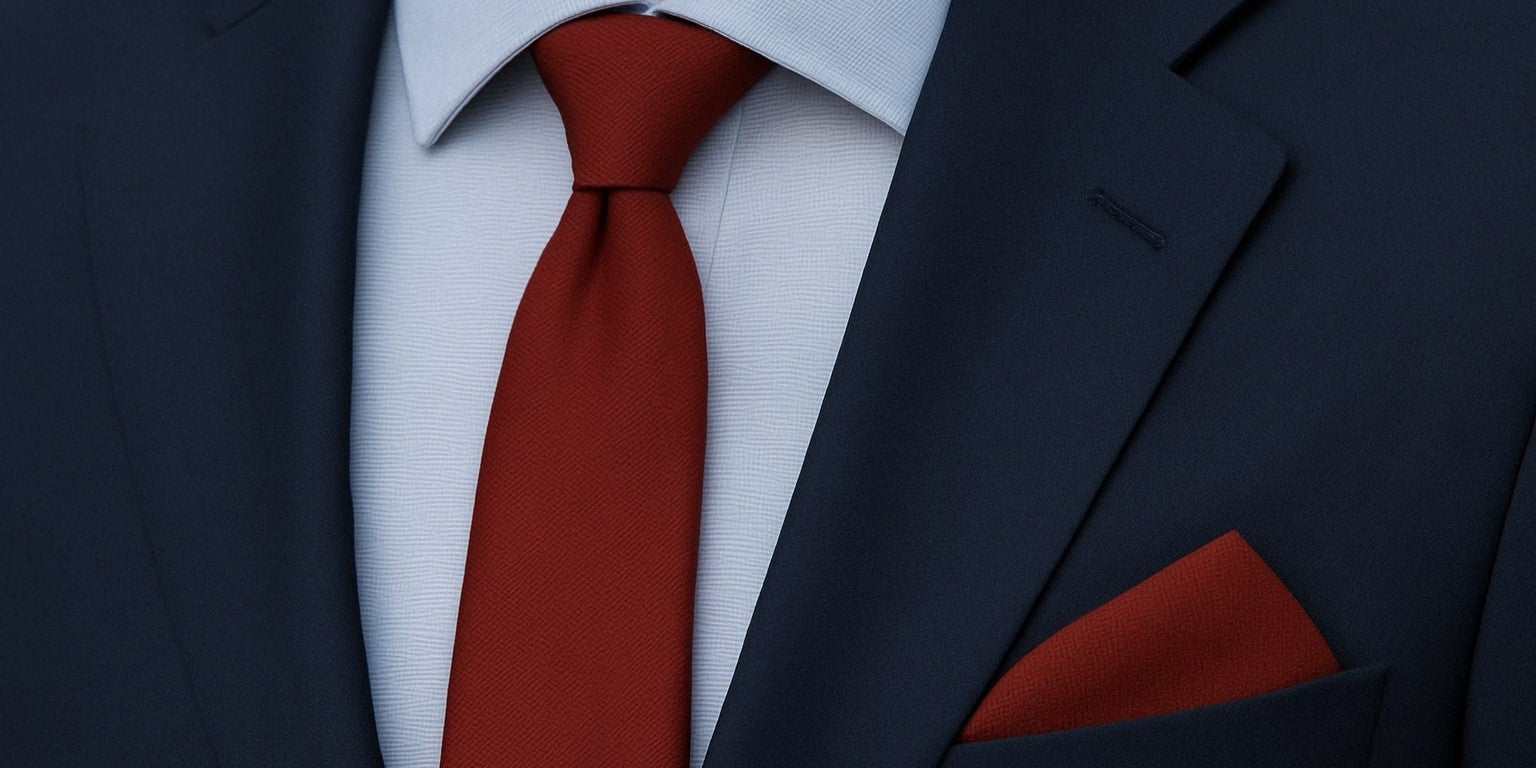 Comment assortir une pochette de costume à une cravate avec élégance ? Obrázek