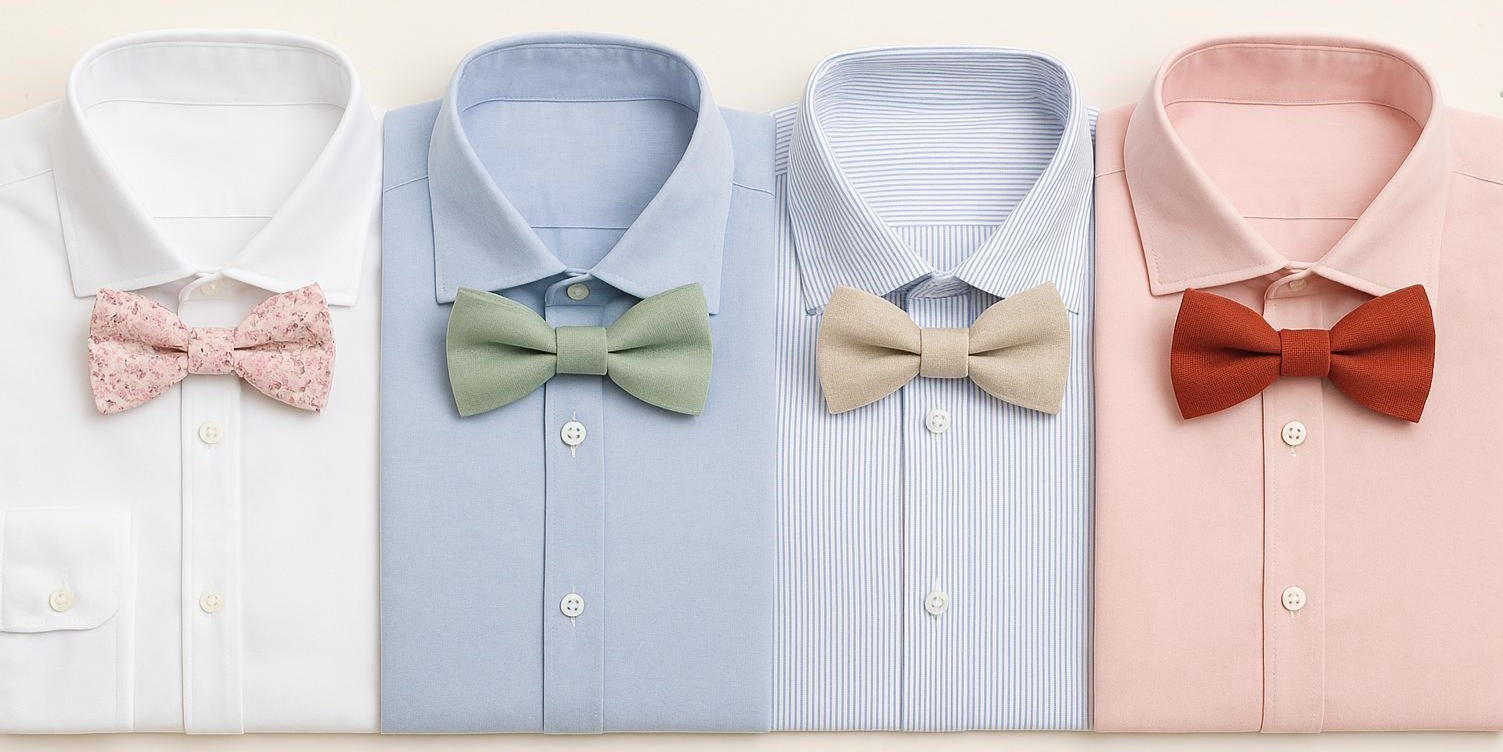 Comment bien assortir votre nœud papillon à la couleur de votre chemise ? Obrázek