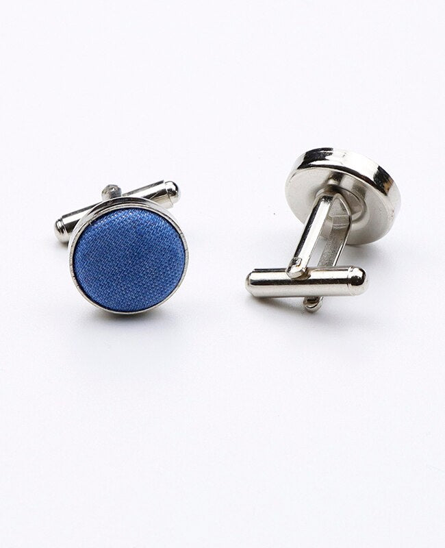 Manžetové knoflíčky Modré č. 5 z Bavlny | Edgard - Unipap's
