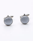 Manžetové knoflíčky Šedý č.2 z Polyesteru | Georges - Unipap's