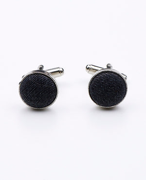 Manžetové knoflíčky černé bavlněné | Edgard - Unipap's