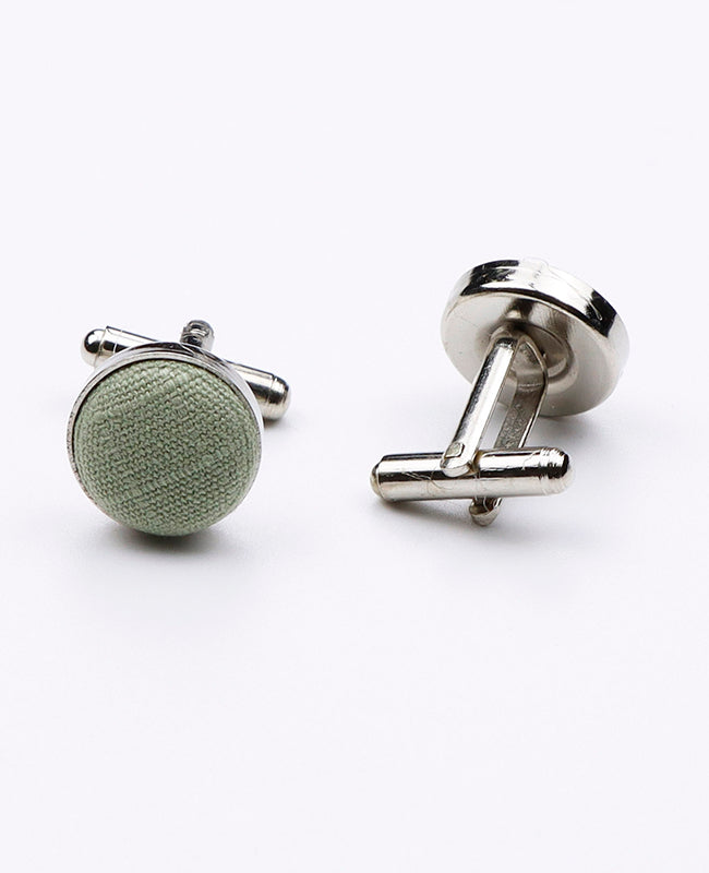 Manžetové knoflíčky Zelená č.2 z bavlny | Oscar - Unipap's