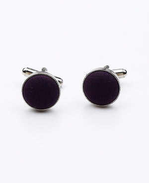 Manžetové knoflíčky Fialové č. 2 z polyesteru | Octave - Unipap's