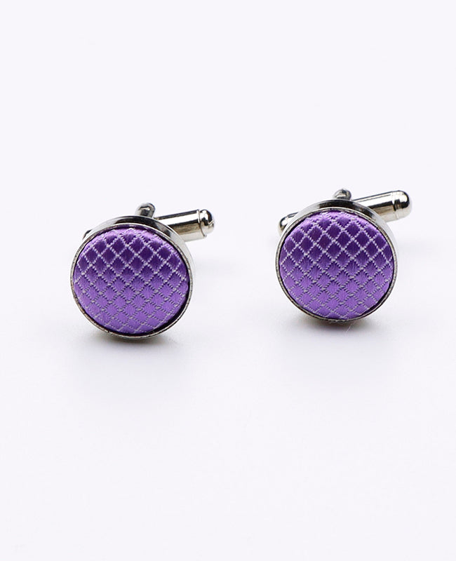 Manžetové knoflíčky Fialové č. 4 v Polyesteru | Martin - Unipap's