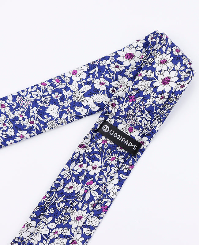 Kravata Liberty Modrá č.1 Pánská z Bavlny | Clovis - Unipap's