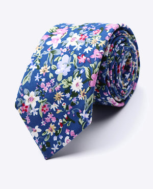 Kravata Liberty Modrá č.11 Pánská z bavlny | Gaspard - Unipap's