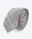 Kravata Tartan Šedý č. 3 Pánská v Bavlně | Marcel - Unipap's