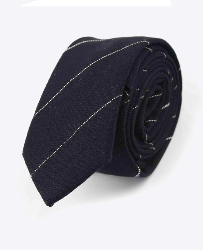 Kravata Tartan Černá č.2 Pánská z Bavlny | Marcel - Unipap's