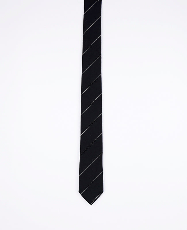 Kravata Tartan Černá č. 2 Pánská z Bavlny | Marcel - Unipap's