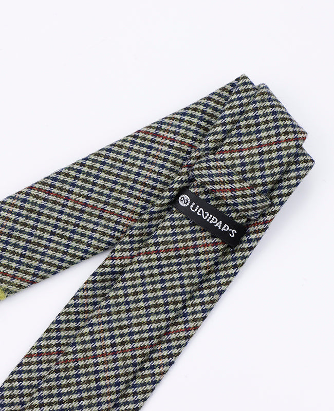 Kravata Tartan Šedá č.9 Pánská z Vlny | Nobert - Unipap's