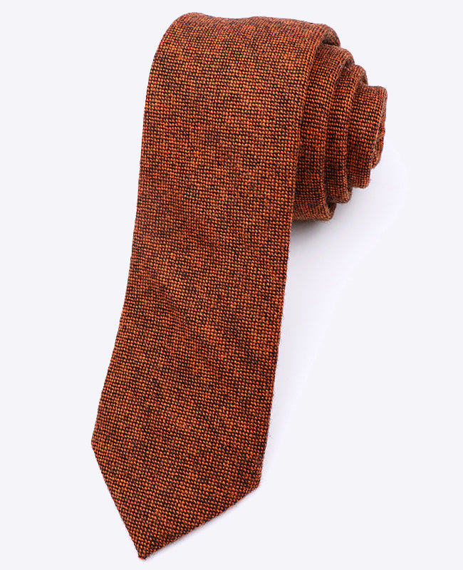 Kravata Oranžová Pánská z Vlny | Claude - Unipap's