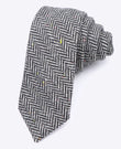 Kravata Tartan Šedá č.1 Pánská ve Vlně | Norbert - Unipap's
