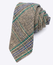 Kravata Tartan Šedá č. 5 Pánská z Vlny | Norbert - Unipap's