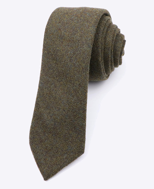 Kravata Zelená č.3 Pánská z Vlny | Claude - Unipap's