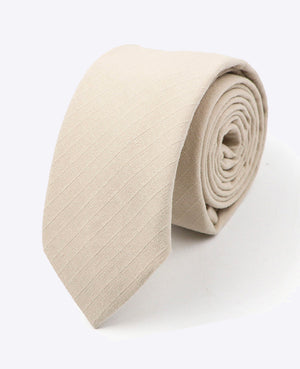 Kravata Béžová z Bavlny | Oscar - Unipap's