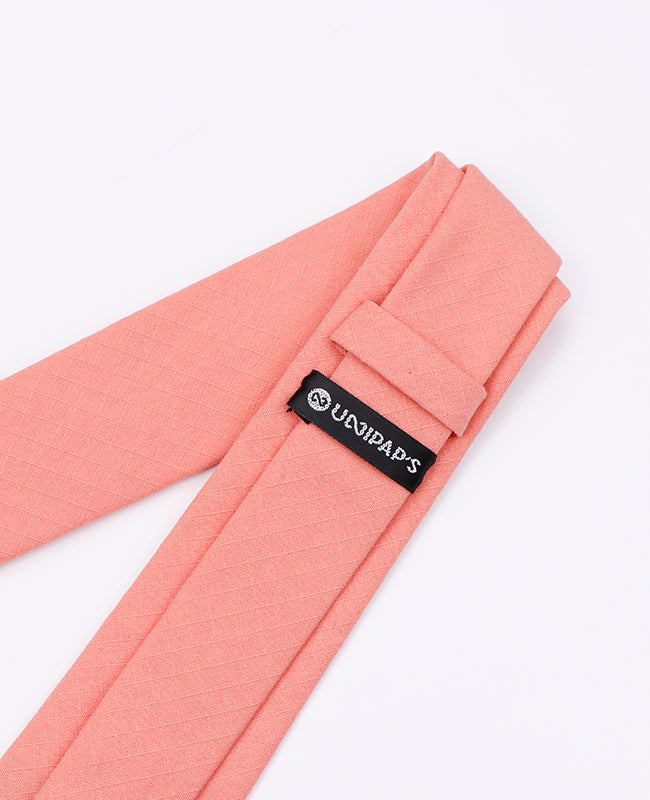 Cravate Rose n°1 Homme en Coton | Oscar - Unipap's