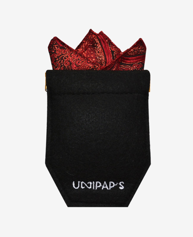 Pouzdro na černý kapesníček do saka