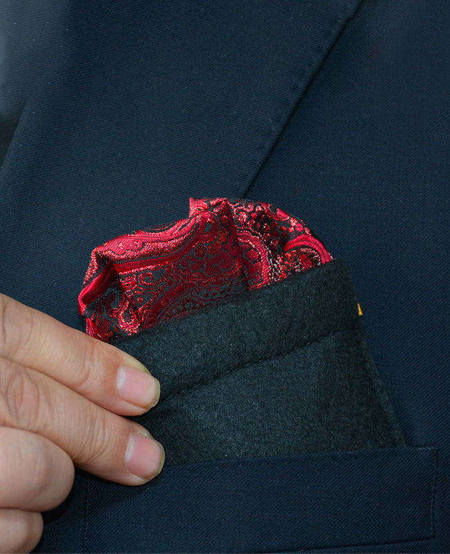 Pouzdro na černý kapesníček do saka