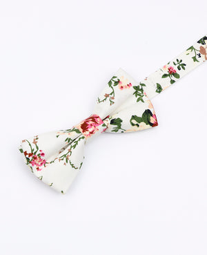 Motýlek Liberty Bílý č. 6 Dětský z Bavlny | Charles - Unipap's