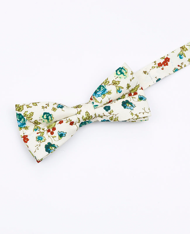 Motýlek Liberty Bílý č.9 Dětský v Bavlně | Charles - Unipap's