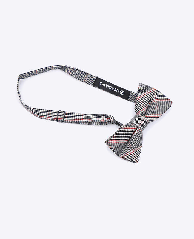 Motýlek Tartan Šedý č. 2 pro děti z bavlny | Marcel - Unipap's