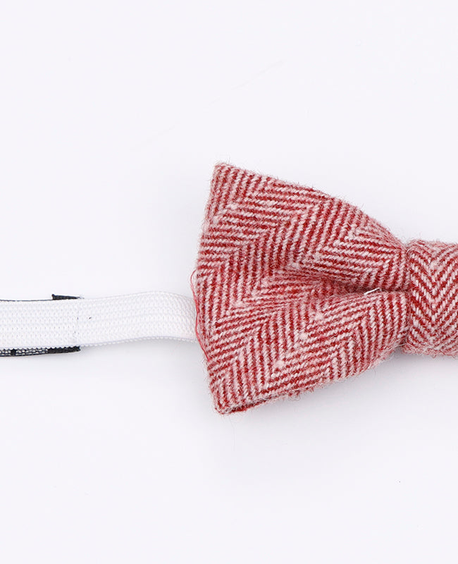 Motýlek Červený č.1 Dětský z Vlny | Claude - Unipap's