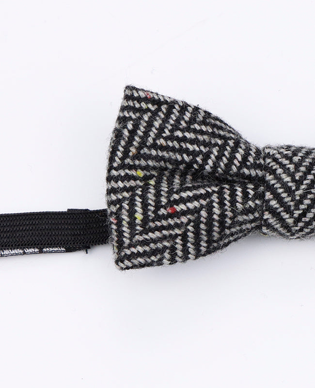 Motýlek Tartan Šedý č.1 Dětský z Vlny | Norbert - Unipap's