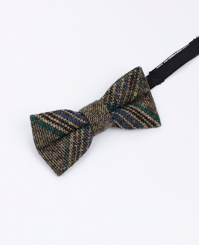 Motýlek Tartan Šedý č. 5 Dětský ve Vlně | Norbert - Unipap's