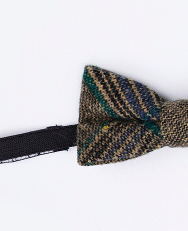 Motýlek Tartan Šedý č. 5 Dětský Vlněný | Norbert - Unipap's