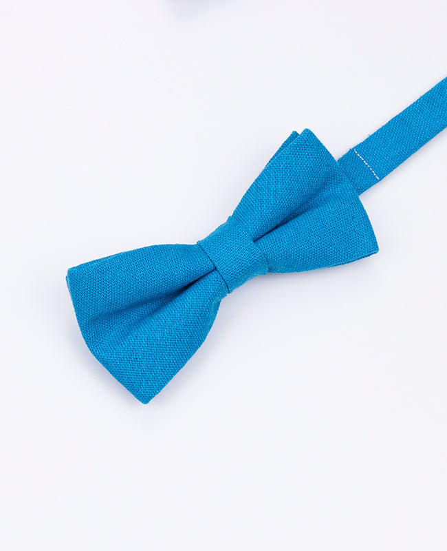 Motýlek Modrý č.3 Dětský z Lnu | Basile - Unipap's