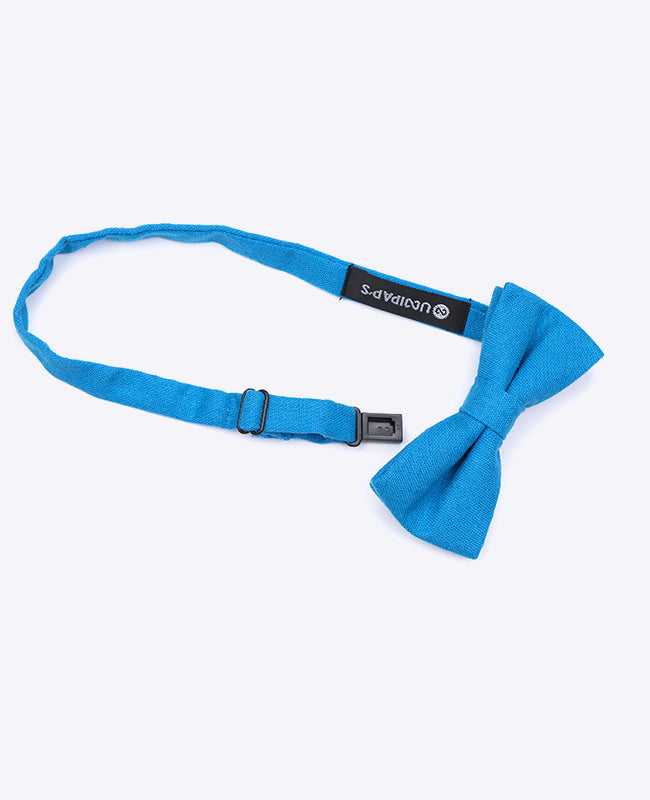 Motýlek Modrý č. 3 Dětský z Lnu | Basile - Unipap's