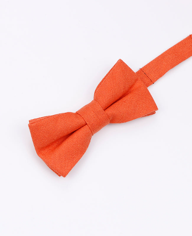 Motýlek Oranžový č.1 Dětský z Lnu | Basile - Unipap's