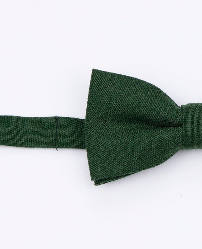 Motýlek Zelený č. 2 Dětský z Lnu | Basile - Unipap's