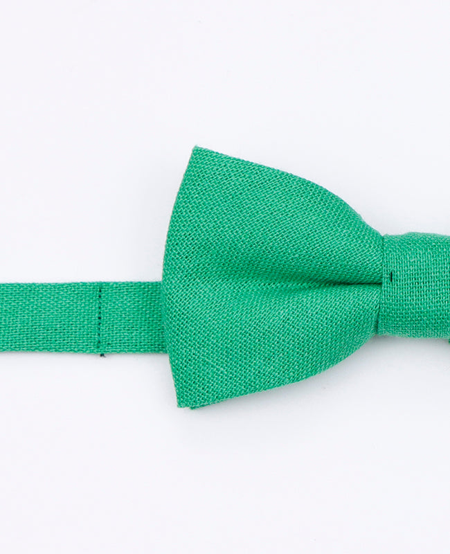 Motýlek Zelený č.3 Dětský v Lnu | Basile - Unipap's