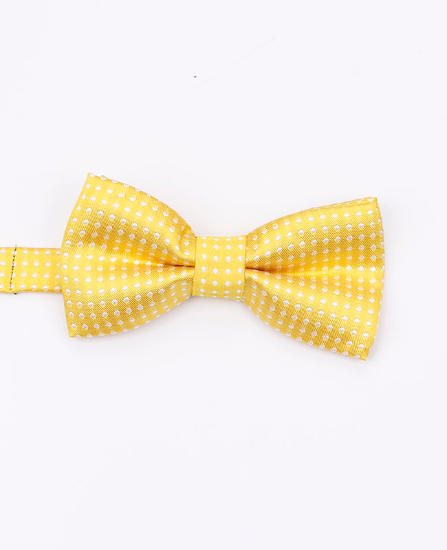 Motýlek Žlutý č. 1 s Puntíky Dětský z Polyesteru | Louis - Unipap's