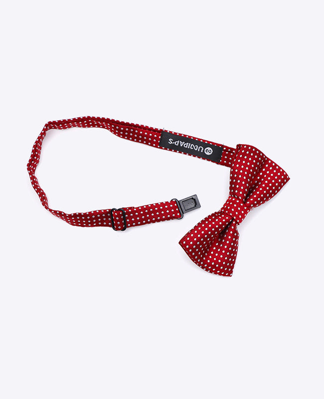 Motýlek Červený č. 2 s Puntíky Dětský v Polyesteru | Louis - Unipap's