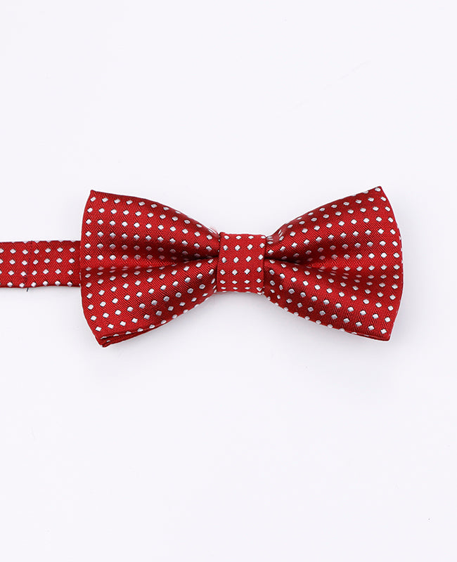 Motýlek Červený č. 2 s Puntíky Dětský v Polyesteru | Louis - Unipap's