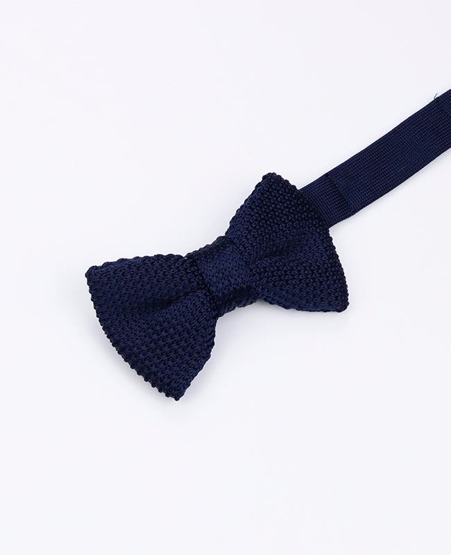 Noeud Papillon Bleu n°2 Enfant en Tricot «Léon»